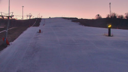 Sjezdovka skiareálu Hlubočky