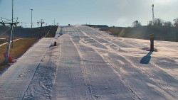 Sjezdovka skiareálu Hlubočky