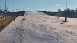 Sjezdovka skiareálu Hlubočky