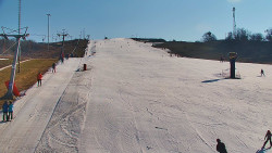 Sjezdovka skiareálu Hlubočky