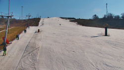 Sjezdovka skiareálu Hlubočky