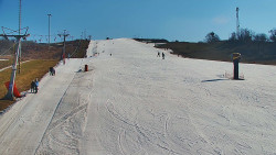 Sjezdovka skiareálu Hlubočky