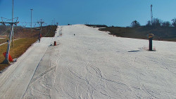 Sjezdovka skiareálu Hlubočky