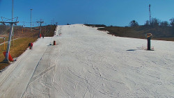 Sjezdovka skiareálu Hlubočky