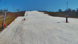 Sjezdovka skiareálu Hlubočky