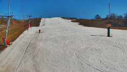 Sjezdovka skiareálu Hlubočky