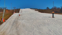 Sjezdovka skiareálu Hlubočky