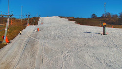 Sjezdovka skiareálu Hlubočky