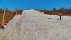 Sjezdovka skiareálu Hlubočky