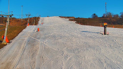 Sjezdovka skiareálu Hlubočky