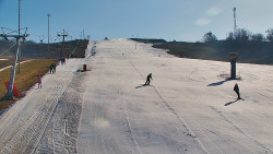 Sjezdovka skiareálu Hlubočky