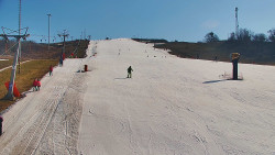 Sjezdovka skiareálu Hlubočky