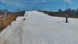 Sjezdovka skiareálu Hlubočky