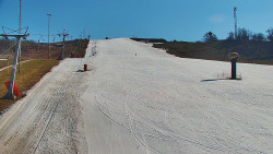 Sjezdovka skiareálu Hlubočky