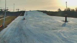 Sjezdovka skiareálu Hlubočky