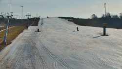 Sjezdovka skiareálu Hlubočky