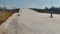 Sjezdovka skiareálu Hlubočky