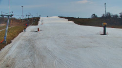 Sjezdovka skiareálu Hlubočky