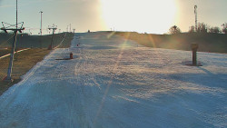 Sjezdovka skiareálu Hlubočky