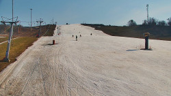 Sjezdovka skiareálu Hlubočky