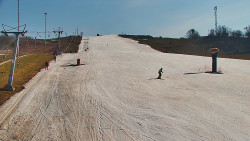 Sjezdovka skiareálu Hlubočky