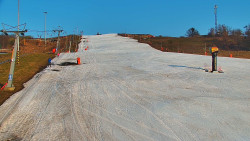 Sjezdovka skiareálu Hlubočky