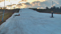 Sjezdovka skiareálu Hlubočky