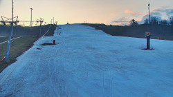 Sjezdovka skiareálu Hlubočky