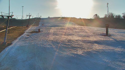 Sjezdovka skiareálu Hlubočky