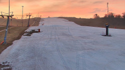 Sjezdovka skiareálu Hlubočky