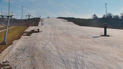 Sjezdovka skiareálu Hlubočky