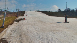 Sjezdovka skiareálu Hlubočky