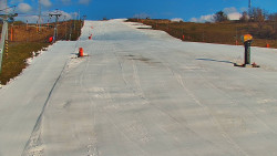 Sjezdovka skiareálu Hlubočky