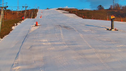 Sjezdovka skiareálu Hlubočky