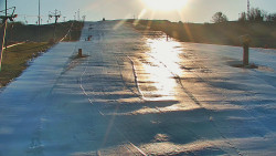 Sjezdovka skiareálu Hlubočky