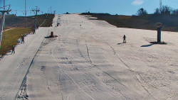 Sjezdovka skiareálu Hlubočky