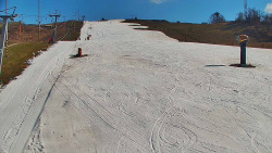 Sjezdovka skiareálu Hlubočky