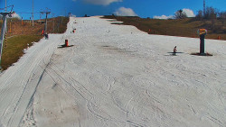 Sjezdovka skiareálu Hlubočky