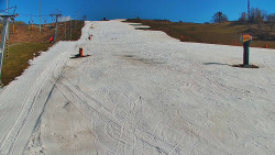 Sjezdovka skiareálu Hlubočky