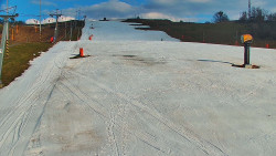 Sjezdovka skiareálu Hlubočky