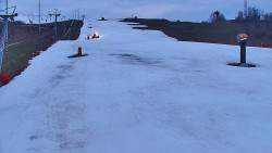 Sjezdovka skiareálu Hlubočky