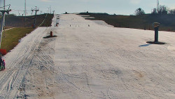 Sjezdovka skiareálu Hlubočky