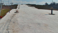 Sjezdovka skiareálu Hlubočky