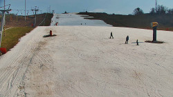 Sjezdovka skiareálu Hlubočky