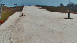 Sjezdovka skiareálu Hlubočky