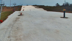 Sjezdovka skiareálu Hlubočky