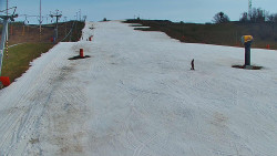 Sjezdovka skiareálu Hlubočky