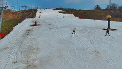 Sjezdovka skiareálu Hlubočky