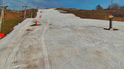 Sjezdovka skiareálu Hlubočky