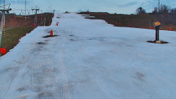 Sjezdovka skiareálu Hlubočky